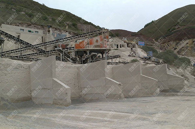 寧夏固原時(shí)產(chǎn)800噸石料生產(chǎn)線展示圖6