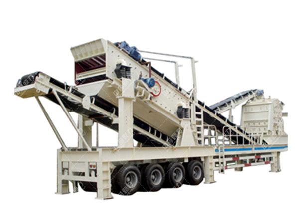 建筑輪胎式移動破碎站