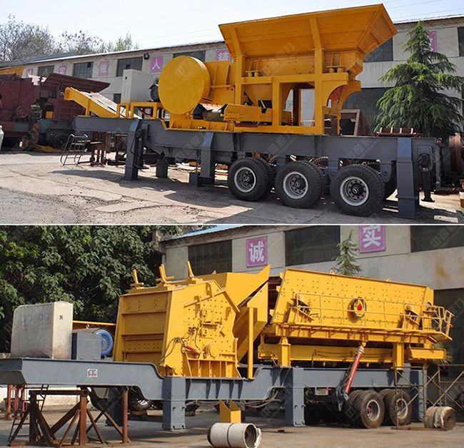 移動型石礦碎石機